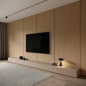 Revestimiento decoWALL Liso. De 120 x 290cm. Roble