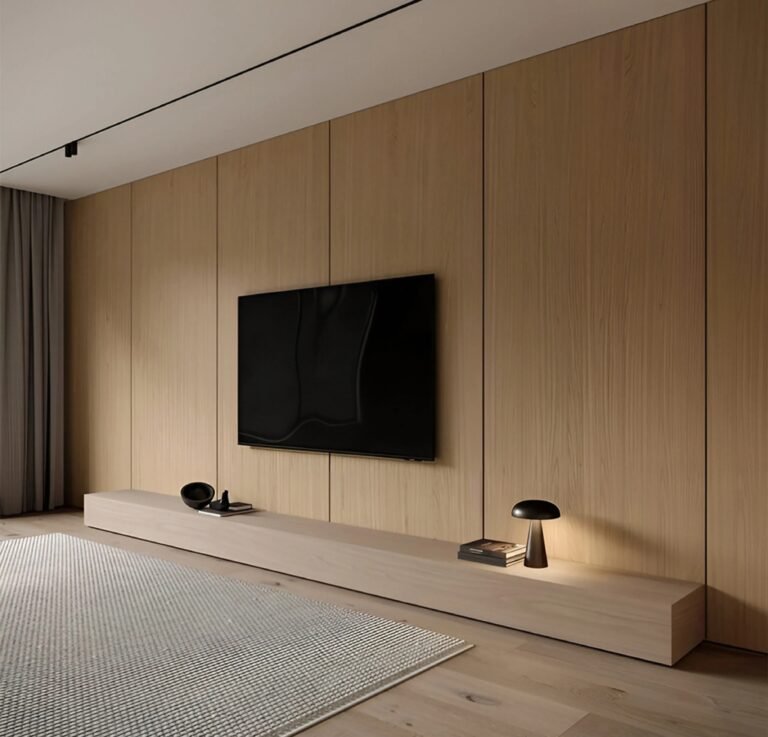 Revestimiento decoWALL Liso. De 120 x 290cm. Roble
