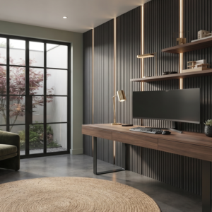 Wall Panel EPS. De 12 x 275cm. Espesor 11mm. Black