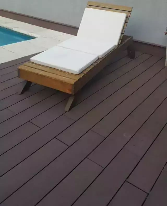 Deck Tradicional. Tabla de 220cm. Chocolate