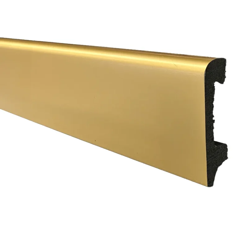 Zócalo EPS Top Round de 7.5 x 240cm. Oro