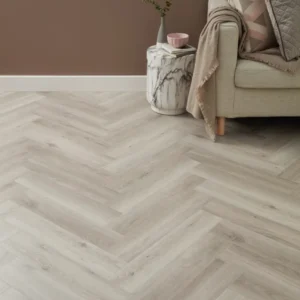 Piso Flotante SPC 6mm. Herringbone. Roble Boston