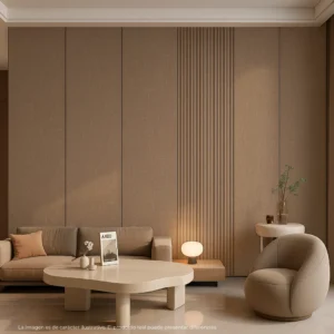 Revestimiento decoWALL Liso. De 60 x 290cm. Lino