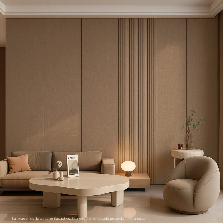 Revestimiento decoWALL Liso. De 60 x 290cm. Lino