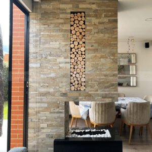Piedra Rustica 3D autoadhesiva. De 60 x 15cm. Travertino