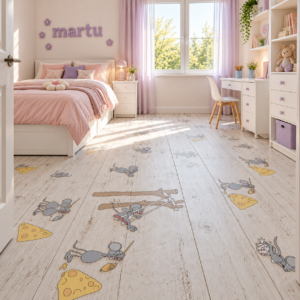 Piso Flotante HDF 8 mm. Martu Infantil
